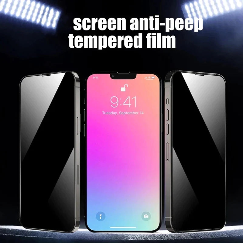 1-5Pcs Best Privacy Screen Protectors for Iphone 11 13 Pro Max Mini 7 8 plus Anti-Spy Glass for Iphone 14 12 Pro MAX X XR XS SE